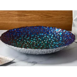 Anton Studio Designs Glass Mosaic Bowl - 33cm