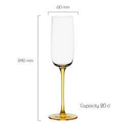 Anton Studio Designs 4-Piece 200ml Champagne Flutes - Gala
