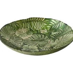 Anton Studio Designs Tropical Glass Round Bowl - 32.5cm