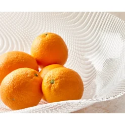 Anton Studio Designs Vortex Deep Glass Bowl - Clear