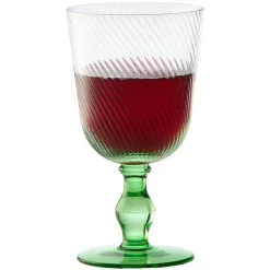 Anton Studios Design Swirl 4 Piece Wine Glass Set