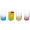 Anton Studios Design Swirl Hi Ball Glasses - Set of 4