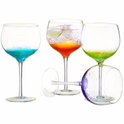 Anton Studios Designs Fizz 4 Piece Gin Glass Set