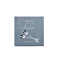 Arthur Price Avalon Stainless Steel Serving Spoons - Set of 4
