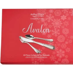 Arthur Price Avalon Stainless Steel Cutlery Set - 60-Piece