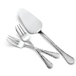 Arthur Price Avalon Stainless Steel Pastry Fork & Server Set - 7-Piece