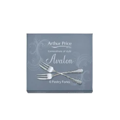 Arthur Price Avalon Stainless Steel Pastry Forks - Set of 6