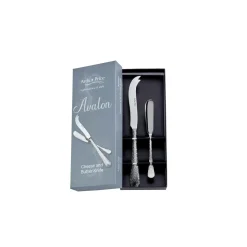 Arthur Price Avalon Stainless Steel Cheese & Butter Knife Set