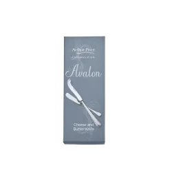 Arthur Price Avalon Stainless Steel Cheese & Butter Knife Set