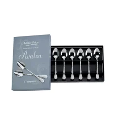 Arthur Price Avalon Stainless Steel Tea Spoons - Set of 6
