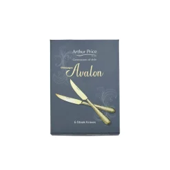 Arthur Price Champagne Avalon Stainless Steel Steak Knives - Set of 6