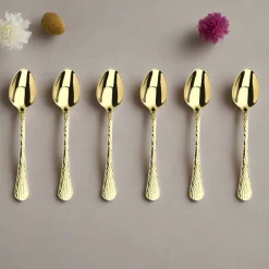 Arthur Price Champagne Avalon Stainless Steel Tea Spoons - Set of 6