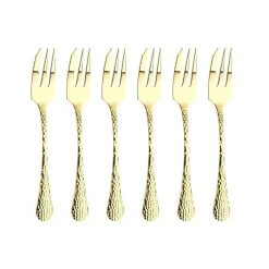 Arthur Price Champagne Avalon Stainless Steel Pastry Forks - Set of 6