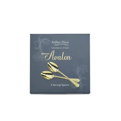 Arthur Price Champagne Avalon Stainless Steel Serving Spoons - Set of 4