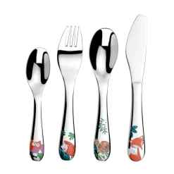 Arthur Price Cherish 4 Piece Childrens Cutlery Set - Woodland