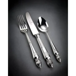 Arthur Price Clive Christian Empire Flame All Silver Coffee Spoon