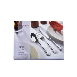 Arthur Price Everyday Classic Kings Stainless Steel Cutlery Set - 32-Piece