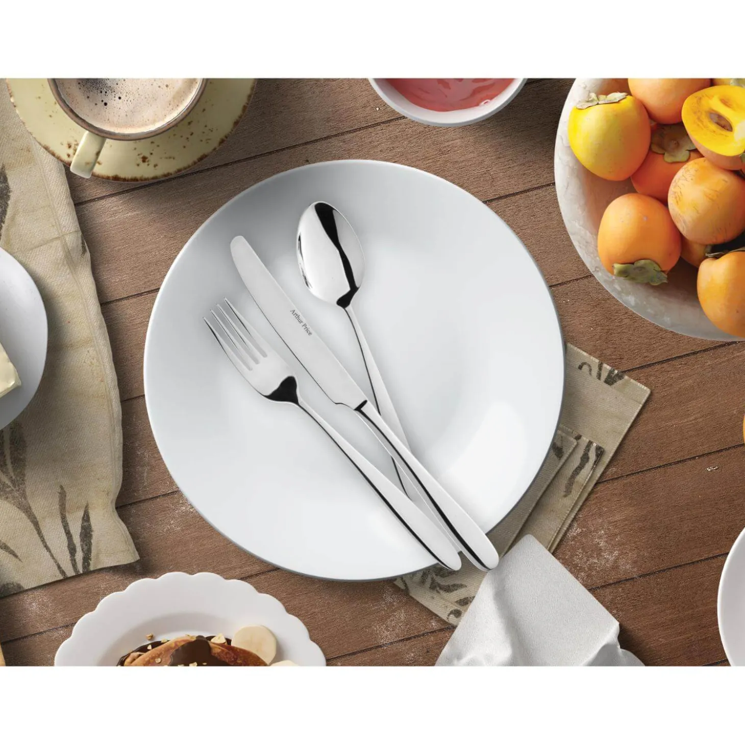 Arthur Price Pure Stainless Steel Cutlery Set - 76-Piece