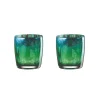 Artland Peacock 2 Piece Tumbler Glass Set