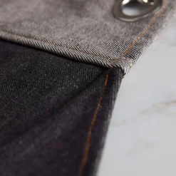 Barbary & Oak Denim Apron With Leather Detail