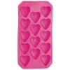 Barcraft Silicone Heart Ice Cube Tray - Pink