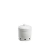 Bia International Garlic Storage Jar - Matte White