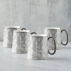 Bia International Geo 450ml Mug - Platinum