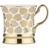 Bia International Porcelain Leaf 400ml Mug - Gold