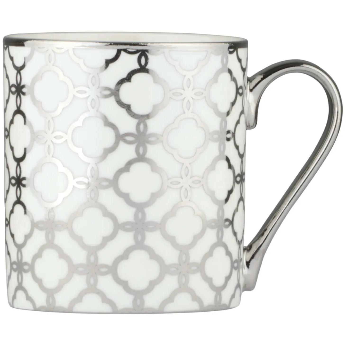 Bia International Porcelain Links 400ml Mug - Platinum