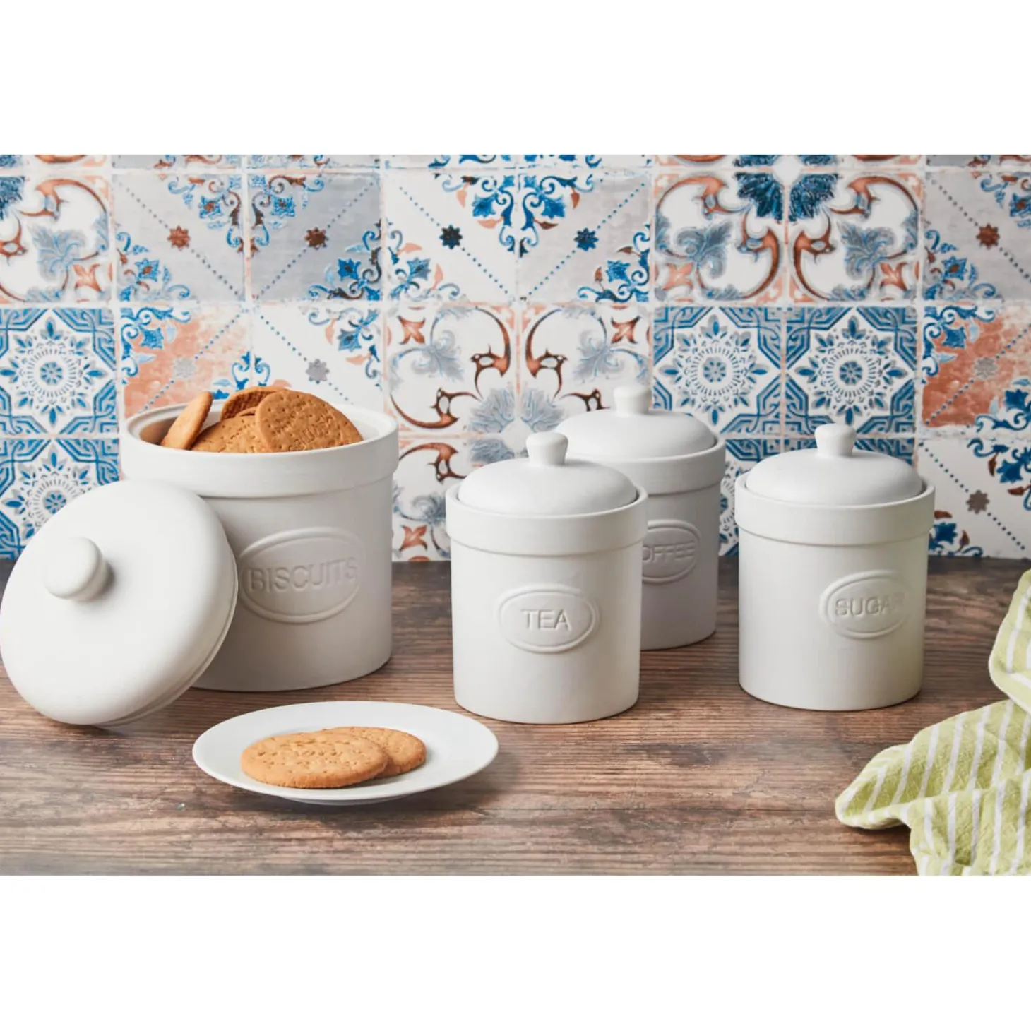 Bia International Tea Canister - Matte White