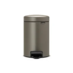 Brabantia NewIcon 3 Litre Pedal Bin - Platinum