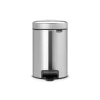 Brabantia NewIcon 3 Litre Pedal Bin - Matt Steel