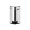 Brabantia NewIcon 3 Litre Pedal Bin - Brilliant Steel