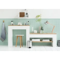 Brabantia NewIcon 3 Litre Pedal Bin - Brilliant Steel