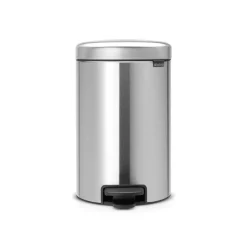 Brabantia NewIcon 12 Litre Pedal Bin - Matt Steel