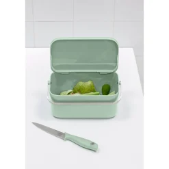 Brabantia SinkSide 1.8 Litre Food Waste Caddy -  Jade Green