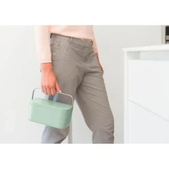 Brabantia SinkSide 1.8 Litre Food Waste Caddy -  Jade Green