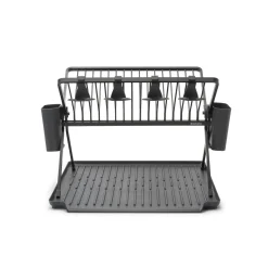 Brabantia SinkSide Dark Grey Foldable Dish Rack - Large