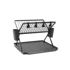 Brabantia SinkSide Dark Grey Foldable Dish Rack - Large