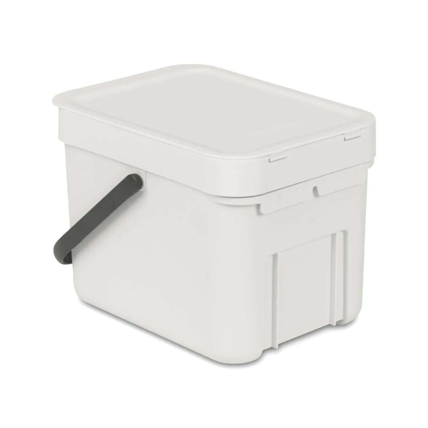 Brabantia Sort & Go 6 Litre Waste Bin - Light Grey