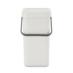 Brabantia Sort & Go 12 Litre Waste Bin - Light Grey