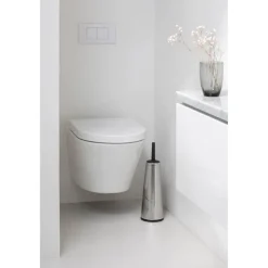 Brabantia Toilet Brush & Holder - Brilliant Steel