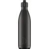 Chilly's 750ml Sports Reusable Water Bottle - Monochrome Black