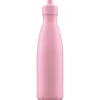 Chilly's 500ml Sports Reusable Water Bottle - Pastel Pink