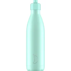 Chilly's 750ml Sports Reusable Water Bottle - Pastel Green
