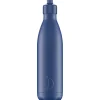 Chilly's 750ml Sports Reusable Water Bottle - Matte Blue
