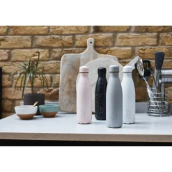 Chilly's 750ml Stainless Steel Reusable Water Bottle - Silver