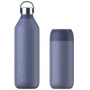 Chilly's Series 2 1 Litre Reusable Water Bottle & 50cl Coffee Cup Set - Whale Blue