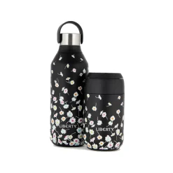 Chilly's Series 2 Liberty 500ml Reusable Water Bottle - Jive Abyss Black