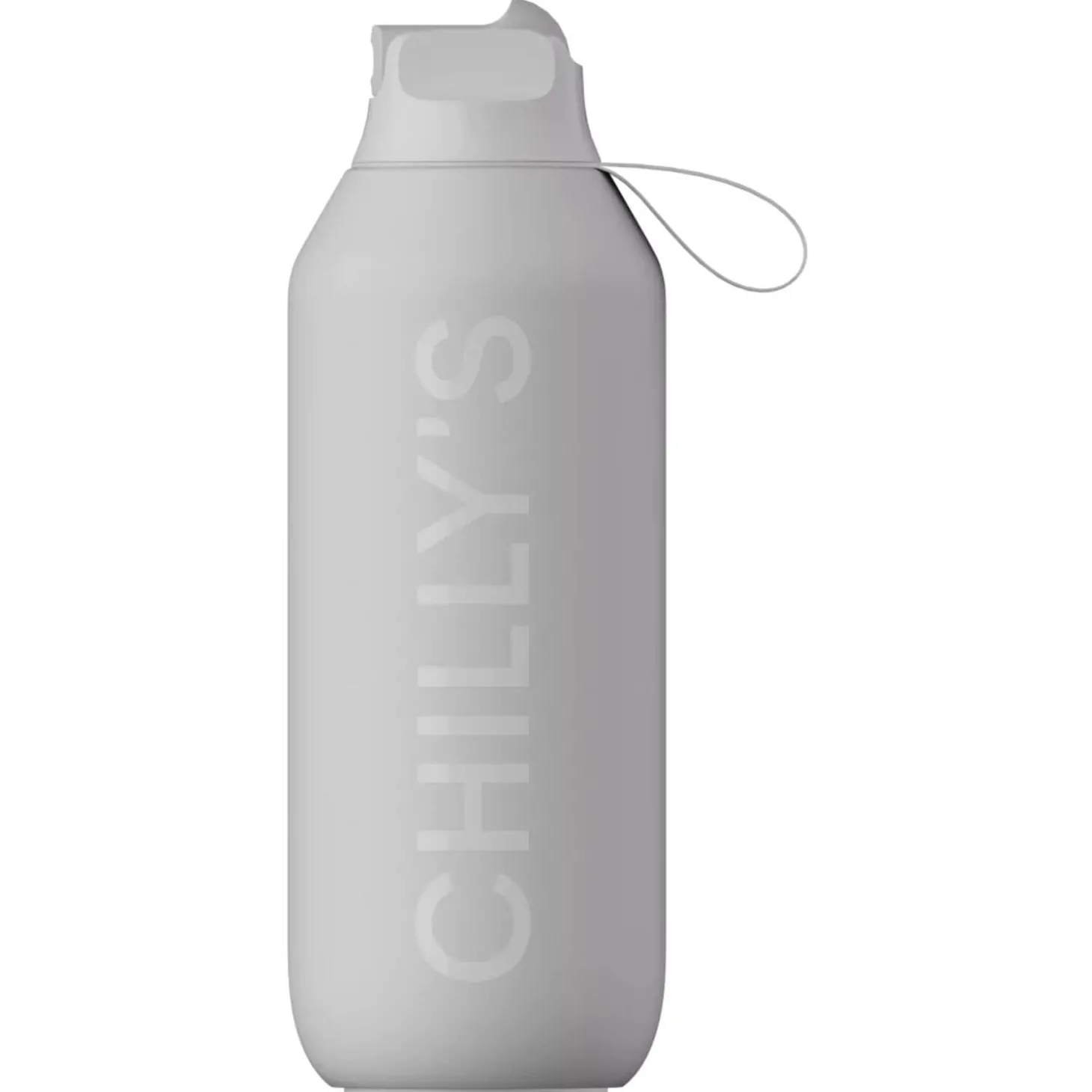 Chilly's Series 2 500ml Flip Reusable Water Bottle - Granite Grey